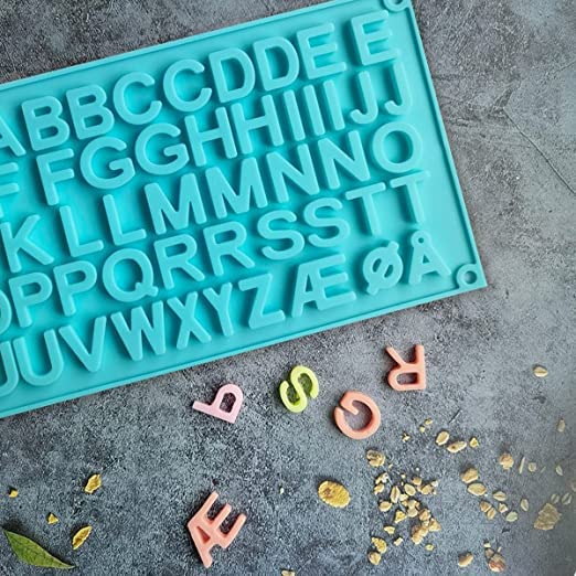 RACHNA 11 inch Alphabet Silicon Mould Letter Silicon Mould Alphabet