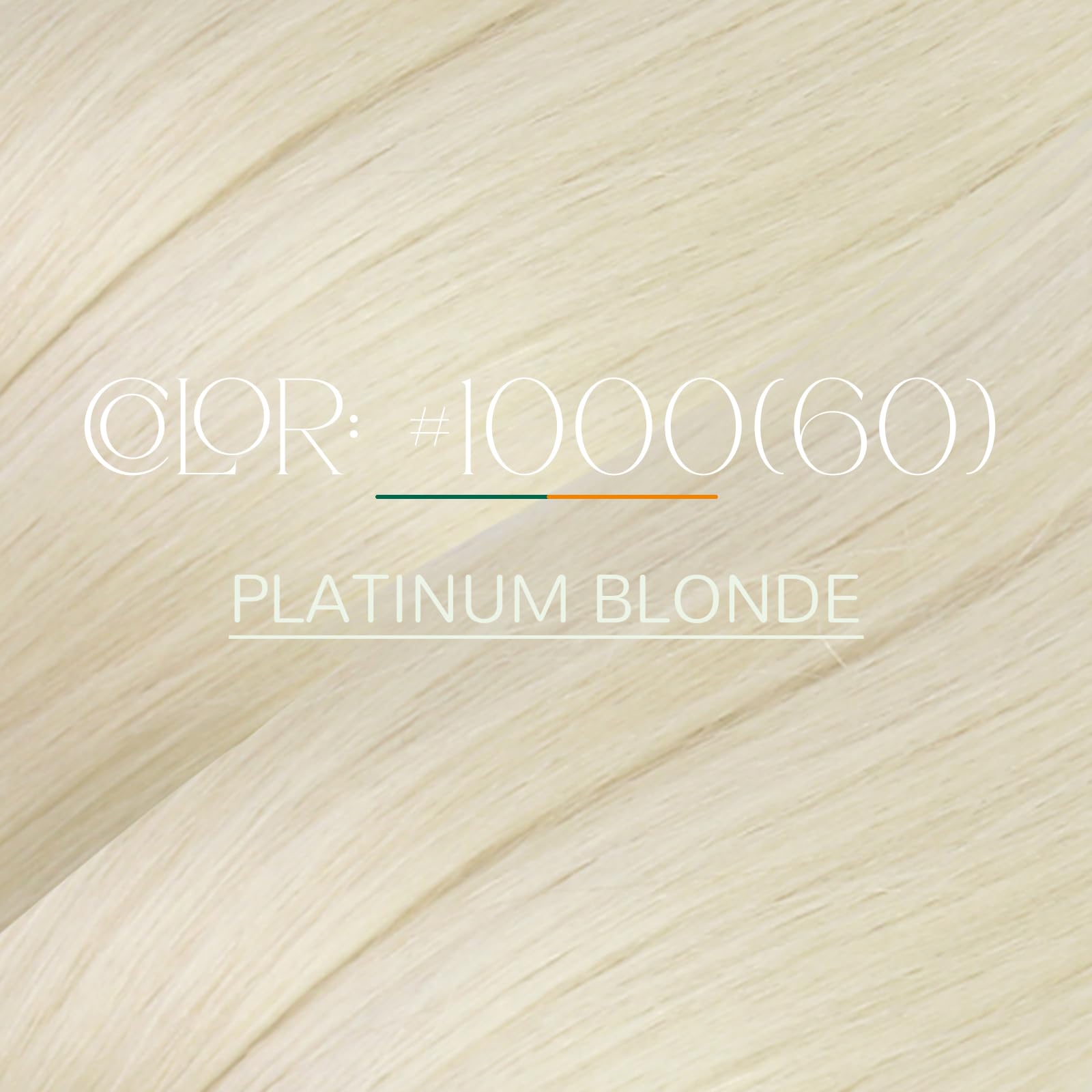 Easyouth Nano Hair Extensions Real Human Hair Blonde Nano Beads Hair Extension Human Hair Platinum Blonde Nanos Loop Hair Extensions Pre Bonded for Natural Look 14 Inch 50g 1g/Strand #1000 — view 145