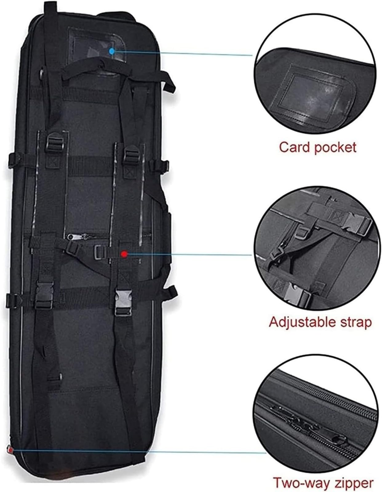 Tactique Chasse Étui Pour Fusil,Militaire Sac A Dos Fusil Housse Transport Airsoft Housse De Transport Pour Fusils À Air Fusils De Chasse,Stockage Et Transport Etuis Souple Pour Carabine E,81CM