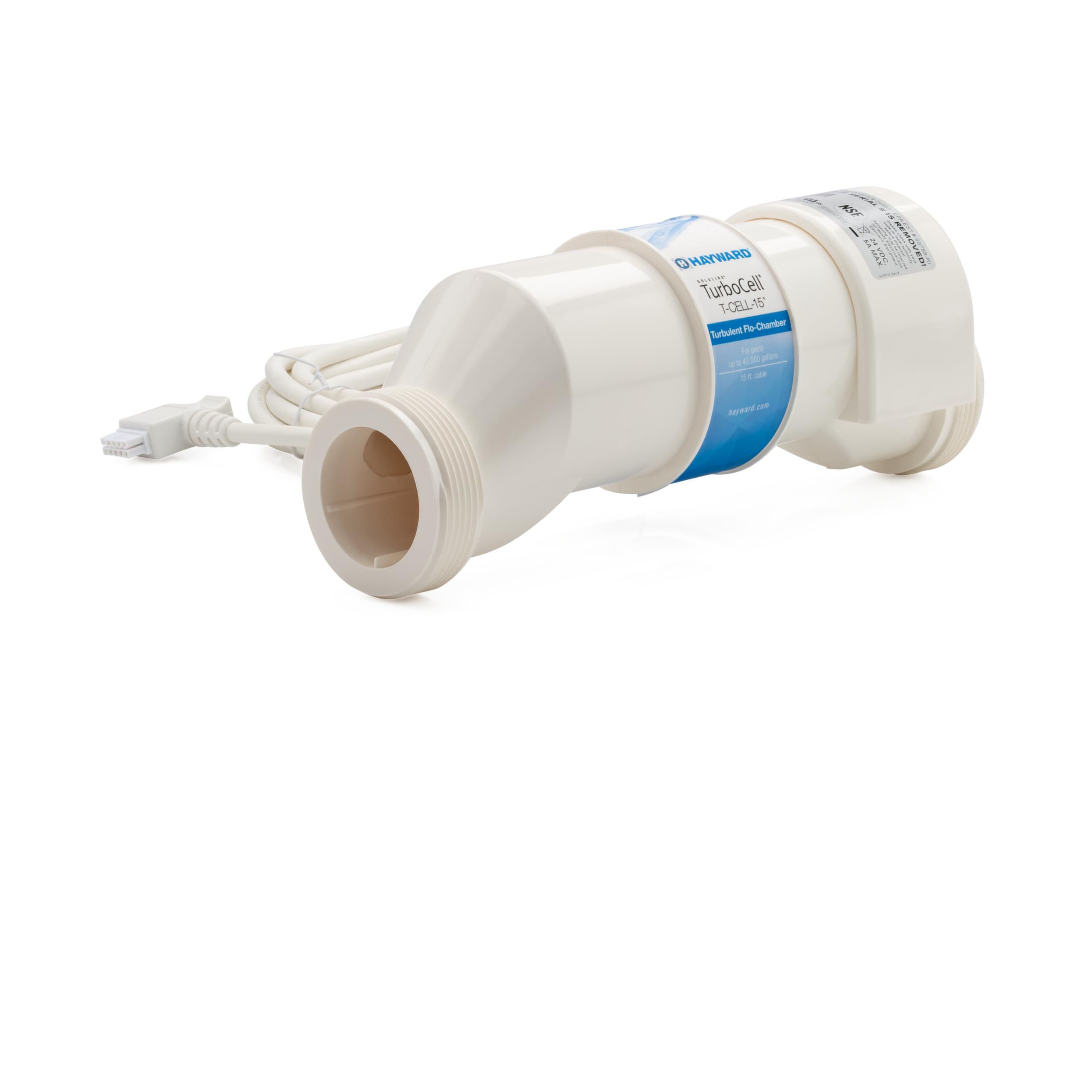 Hayward W3T-Cell-3 TurboCell - Celda de cloración Salina para Piscinas enterradas de hasta 15.000 galones