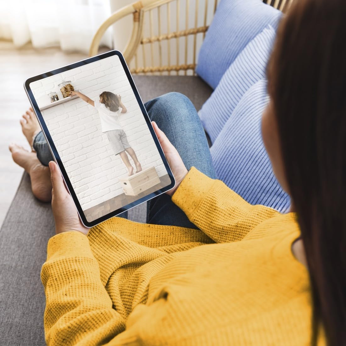 Wewnętrzna Kamera Wi-Fi Hama, Obrotowa, Full HD, Monitorowanie 24/7, Sterowanie Głosowe, Nagrywanie na Kartę microSD, Kompatybilna z Smart Home