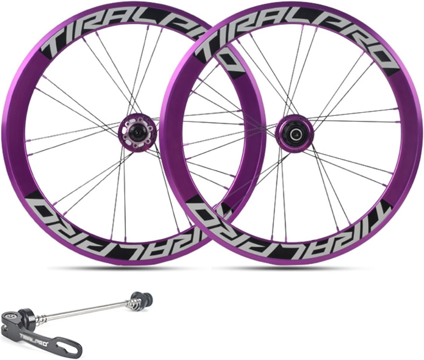 20 Inch Bike Wheelset 406/451 Disc Brake BMX Rim Foldable Bicycle Wheels Quick Release 100/130mm 20H Hub for 8 9 10 11 Speed Cassette