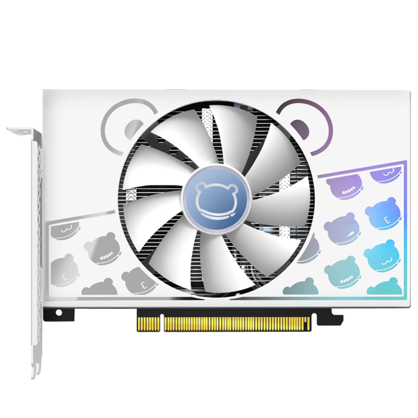 Karta graficzna HUIOP RTX4060 8G GDDR6 kompatybilna z małymi obudowami komputerowymi kart graficznych do gier PC Unikalna konstrukcja materiałów wysokiej jakości
