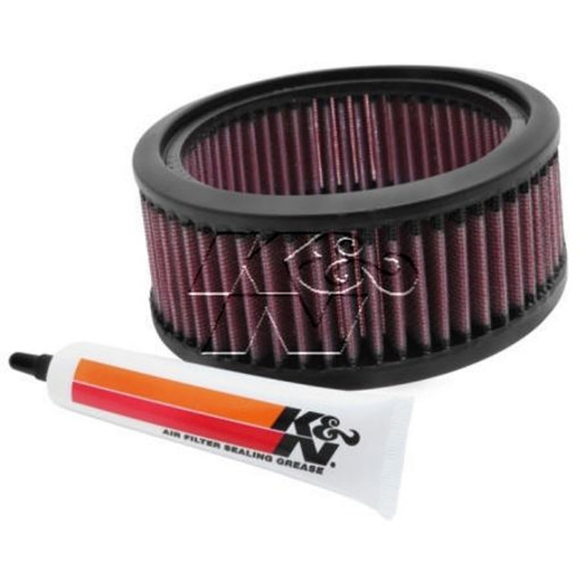 K&N High-Flow Original Lifetime Universal Clamp-On Air Filter: High Performance, Premium, Washable, Replacement Filter: Flange Diameter: 6"OD, 4-5/8"