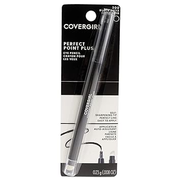 CoverGirl Queen Collection Perfect Point Plus Eyeliner Black Onyx 200, 1 Count