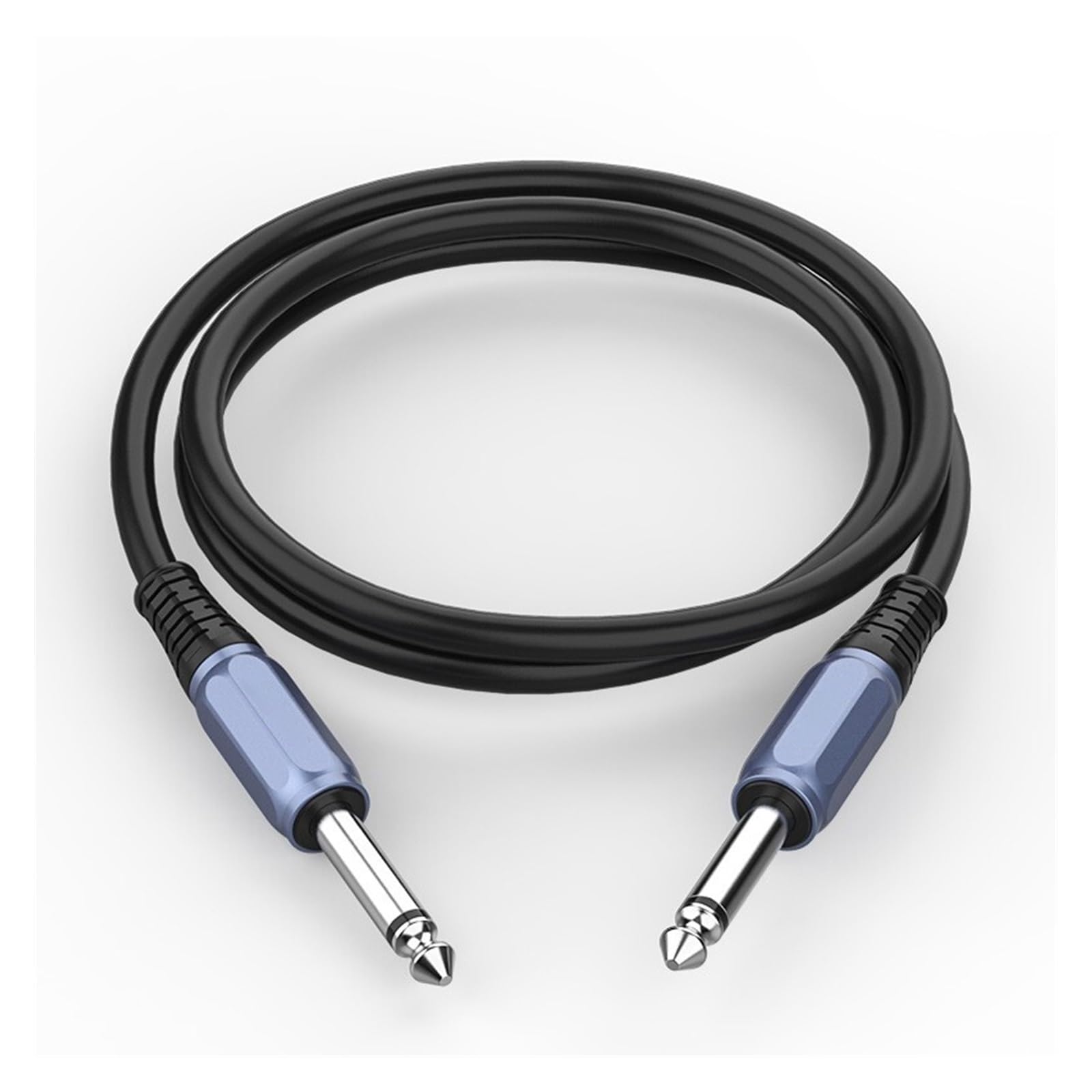 kabel audio do gitary Kabel Audio 6,5 Mm Z Męskiego Na Męskie 6,35 Duży Dwużyłowy Przewód Z Wtyczką Mikser Basowy Kabel Audio Do Gitary (Color : 1 meter)