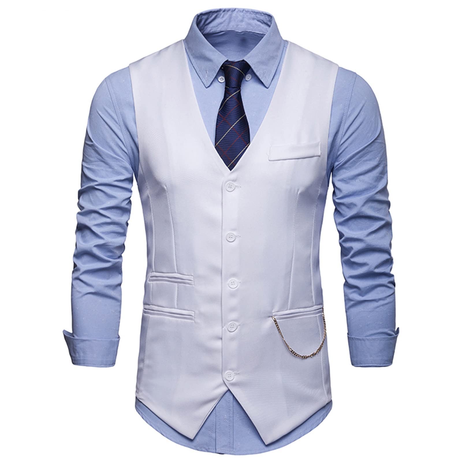 Gilet gilet costume homme pour corriger la silhouette au bureau