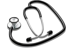 Professional-Grade Stereoscopic Monitoring: HCS Stainless Steel Dual-Head Stethoscopes