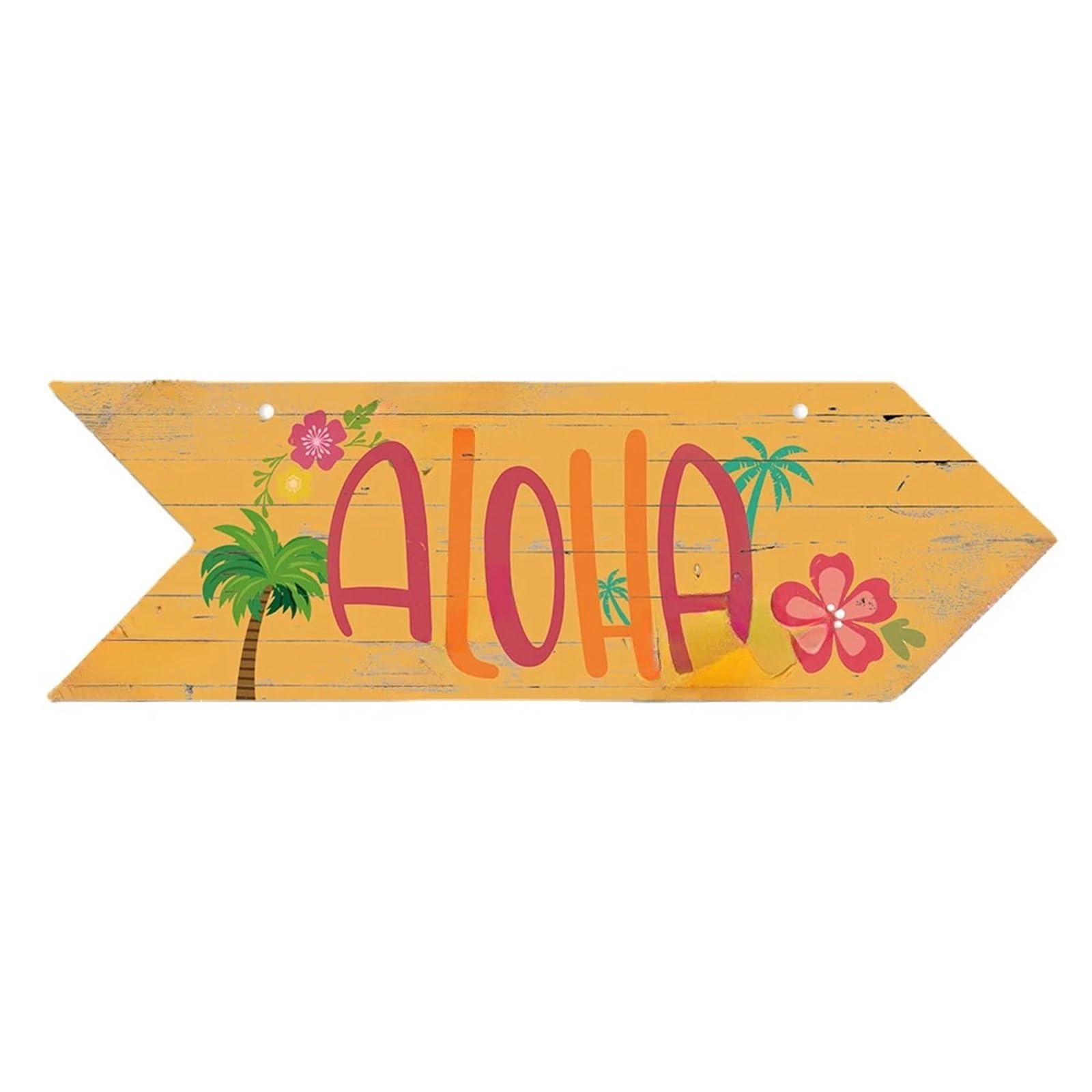 Wooden Arrows Beach Arrow Wooden Sign Seaside Road Guide Wall Decoration Indicator Hanging House Plaque Decor