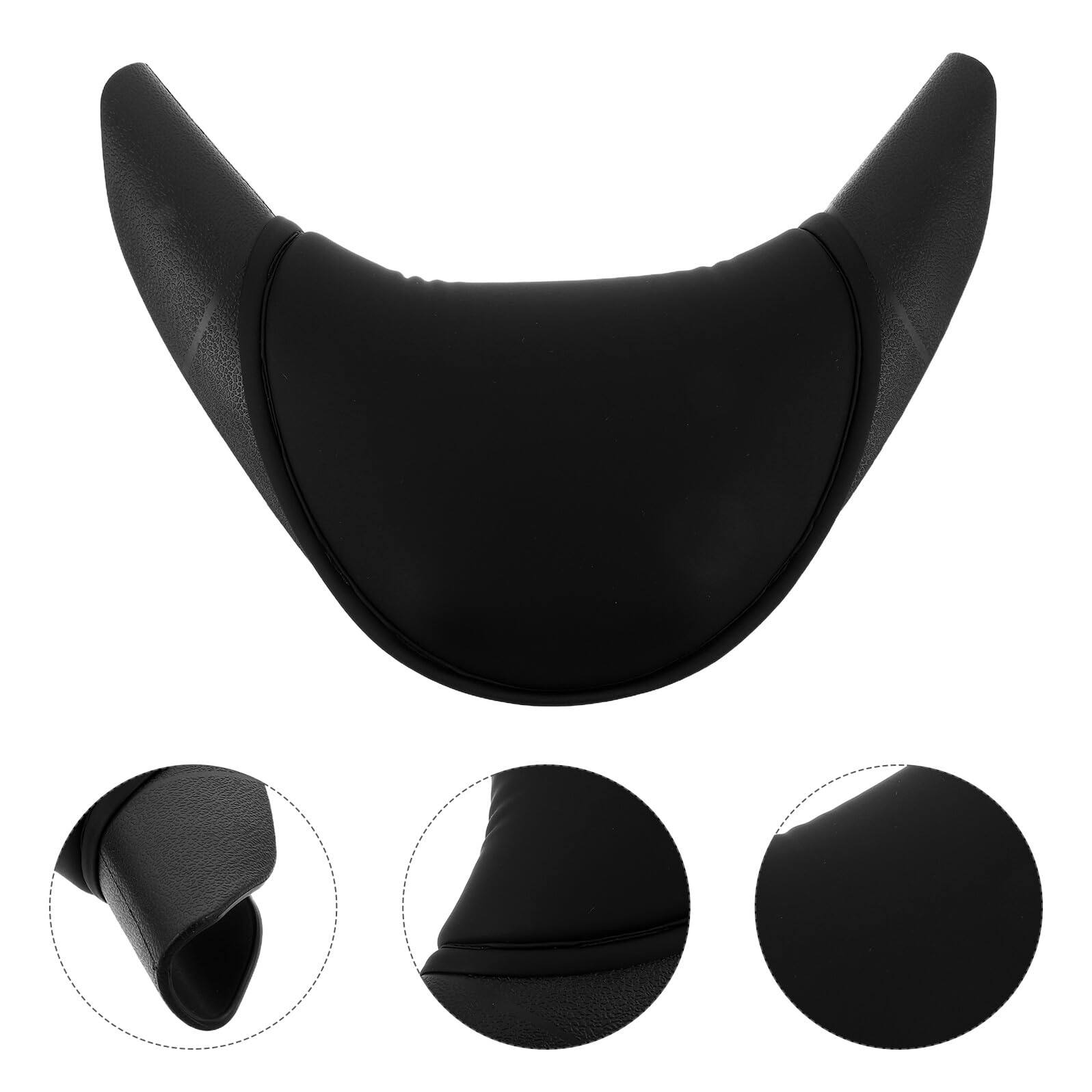 Reposacabezas Tipo Gel para Lavabo de Peluquería, Negro