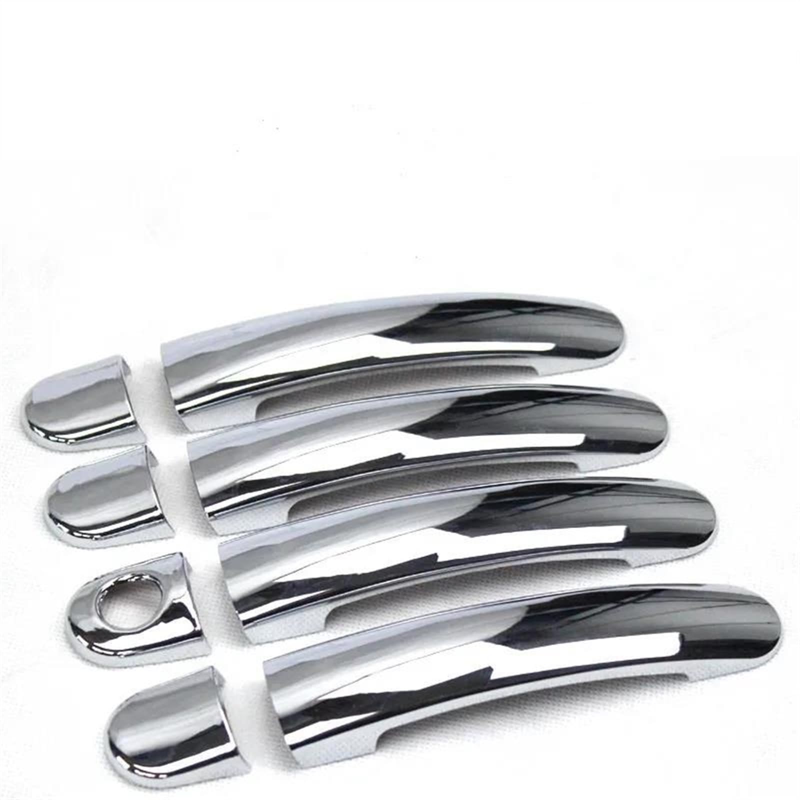 Slimes B Abs Chrome Car Door Handle Cover For Skoda For Fabia For Octavia 2008-2011 2012 2013 Cup Owl Trim Sticker Protection(B)