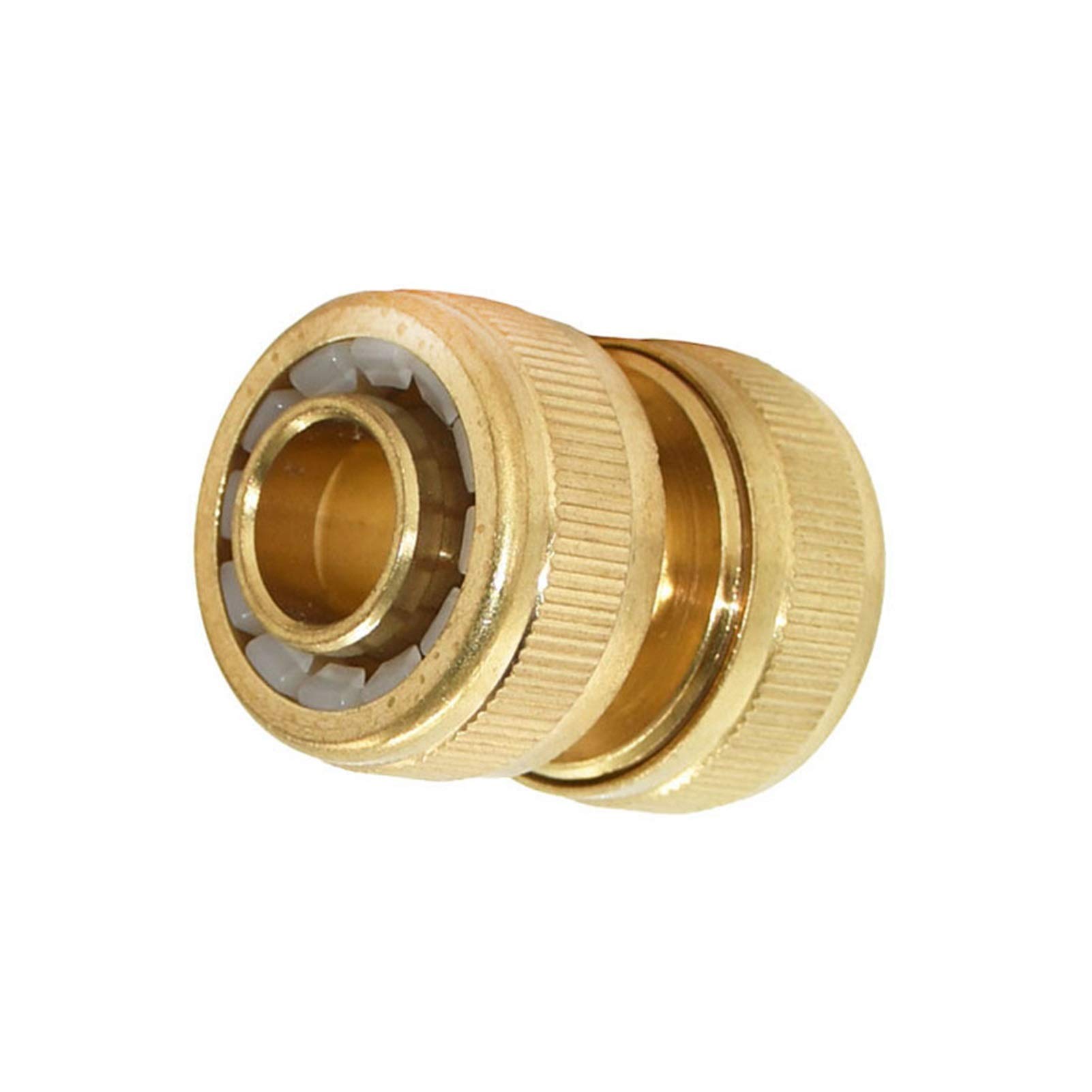 Adattatore per connettori da giardino Ottone 3/4 "Garden Hose Repair Giunto 20mm Tubo flessibile Connettore rapido Rame 2 Way Tubo flessibile Riparazione Giardino Adattatore for irrigazione da giardin