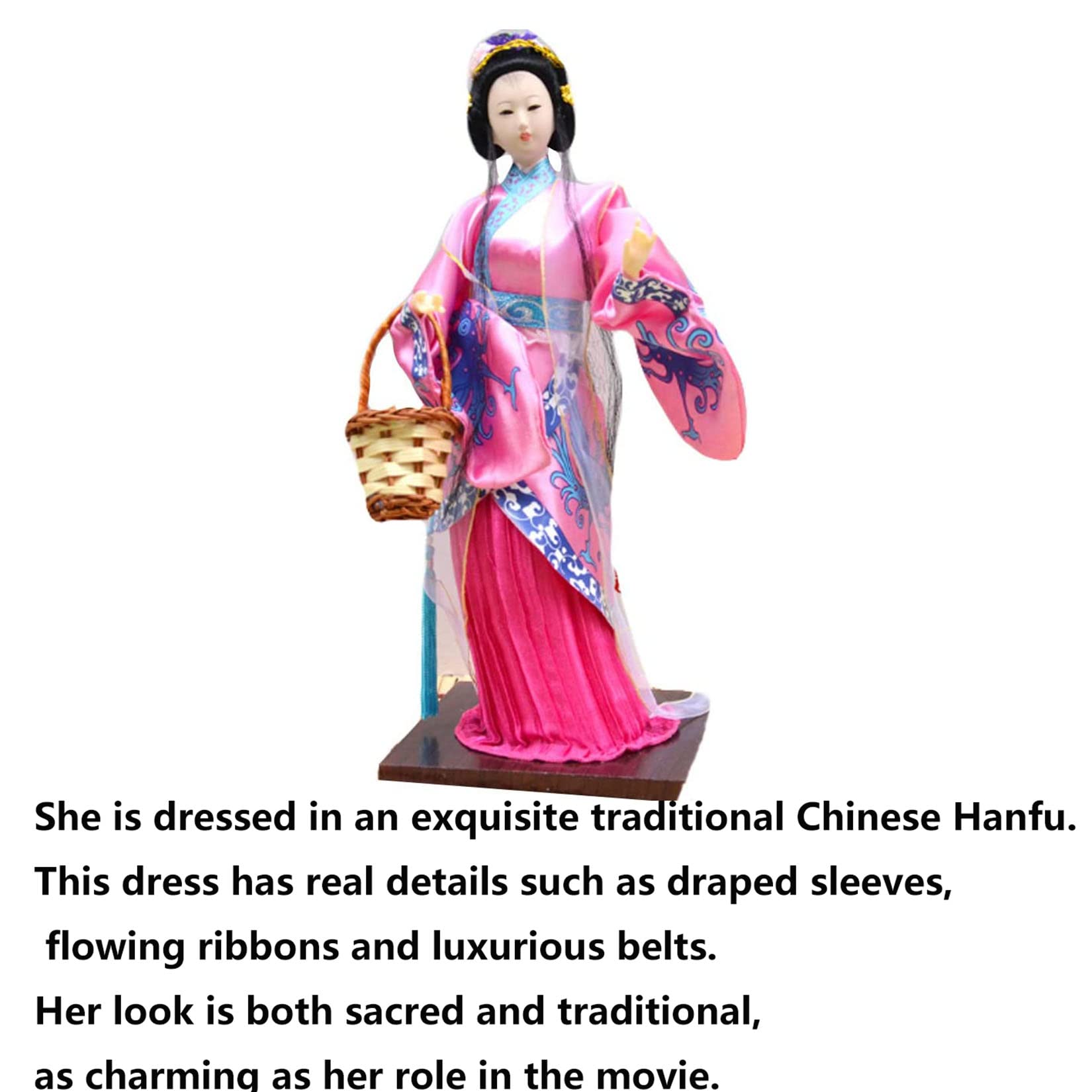 Amazon.co.jp: 中国人形テーブル装飾春秋王朝Xi Shi 古代四美人形彫像
