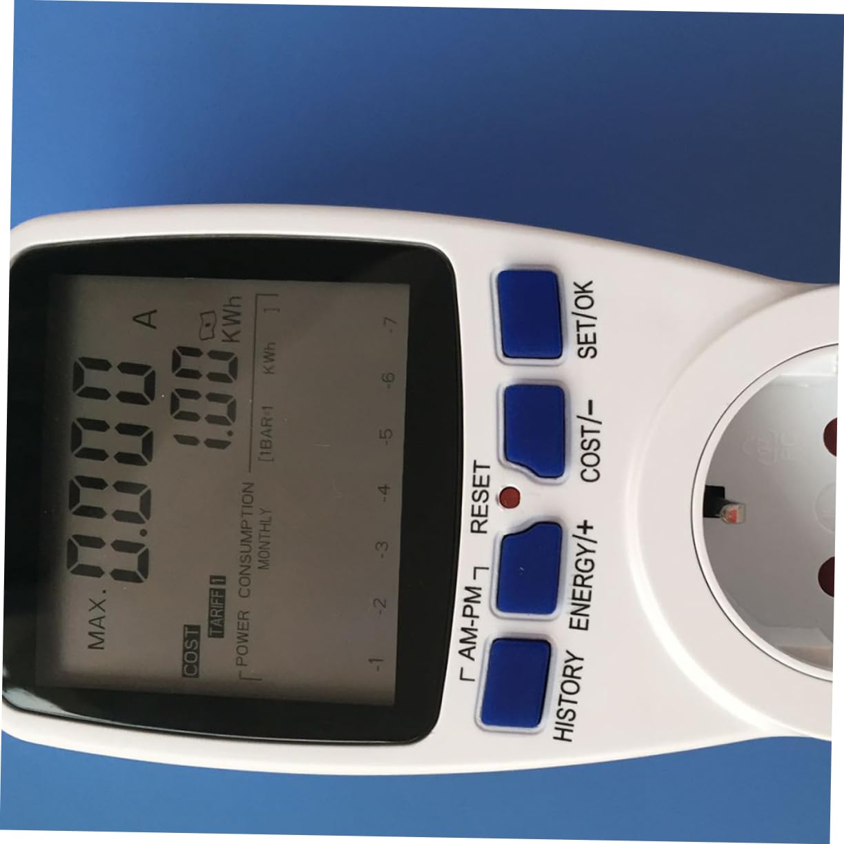 Veemoon Wattmetro Digitale contatore di energia misuratore di potenza analizzatore di energia numero PRESA Metro