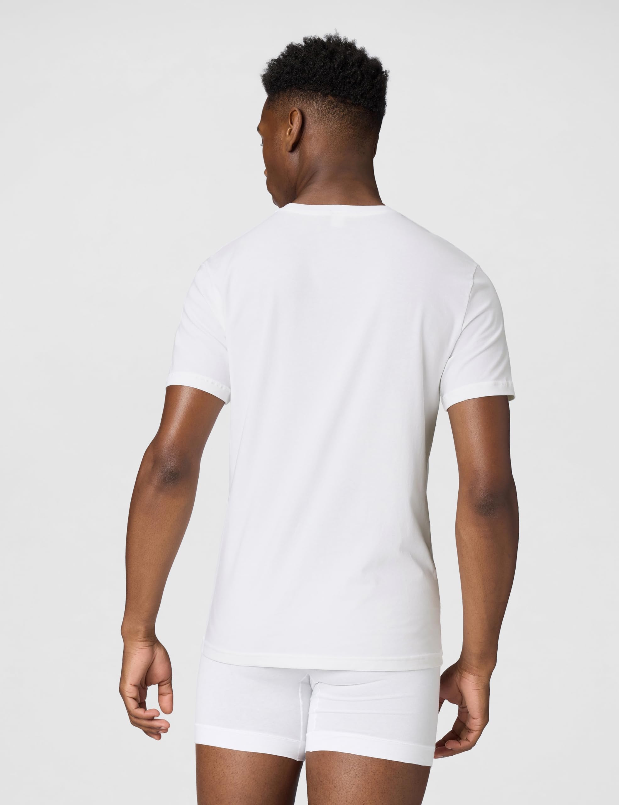 Nike All Day Cotton Stretch Short Sleeve Crewneck Undershirts (2-Pack) Camiseta de Manga Corta con Cuello Redondo de algodón elástico de Manga Corta para Todo el día Hombre (Pack de 2)