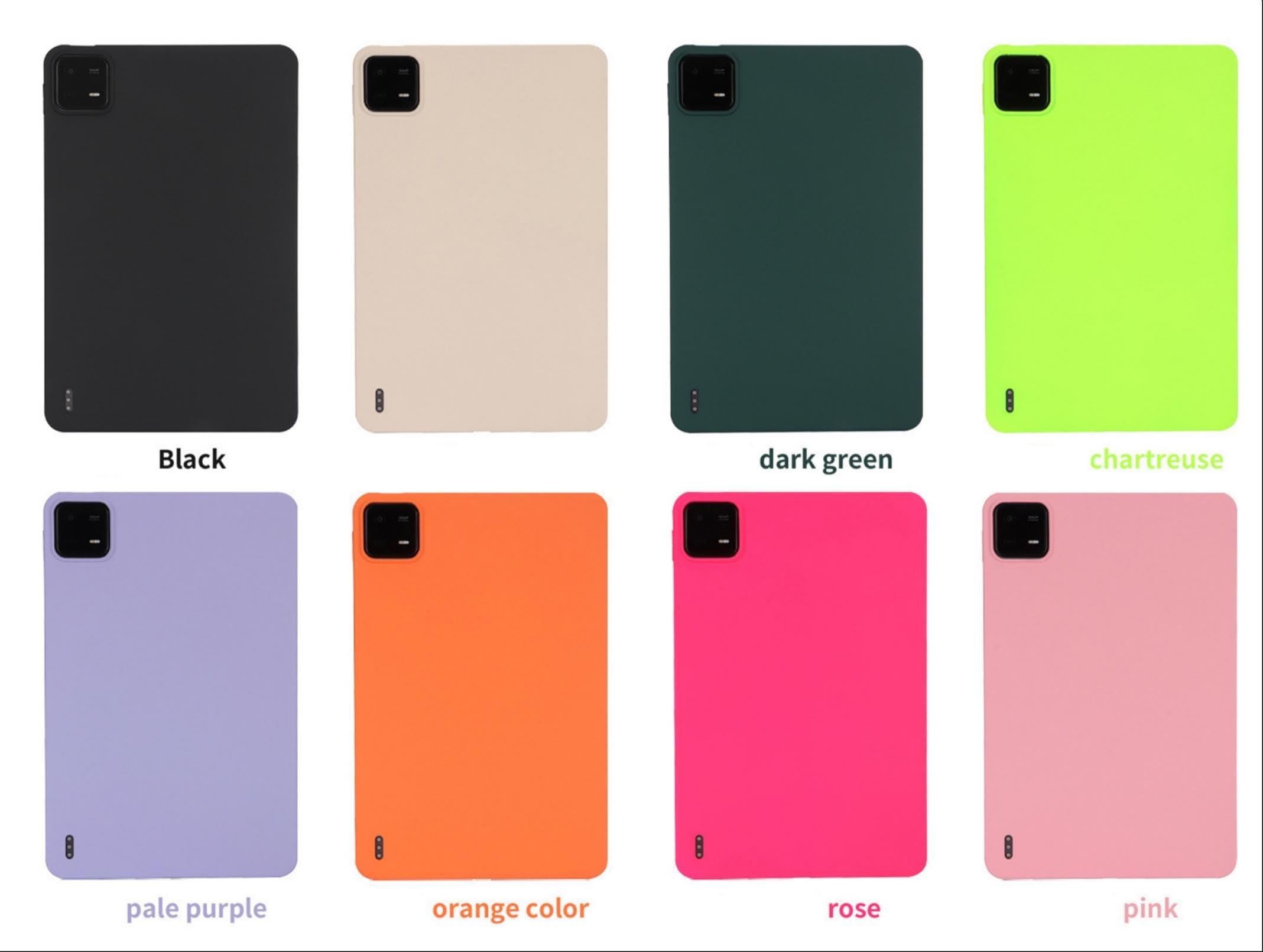 GIOPUEY Case for Xiaomi Redmi Pad SE 8.7, Soft TPU Back Cover, Ultra