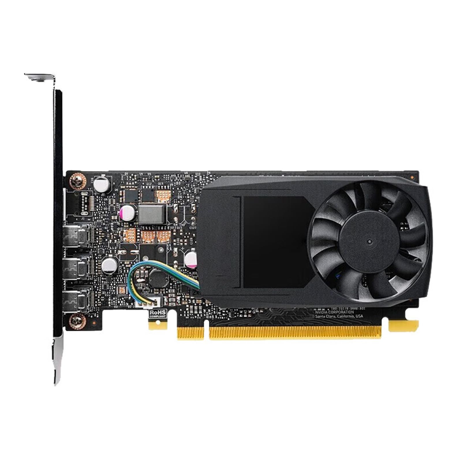 Generic Scheda Grafica GPU Quadro P400 Scheda Grafica da 2 GB DDR5 Ad Alte Prestazioni per Modellizzazione di Disegni Professionali Rendering per Progettisti Argento