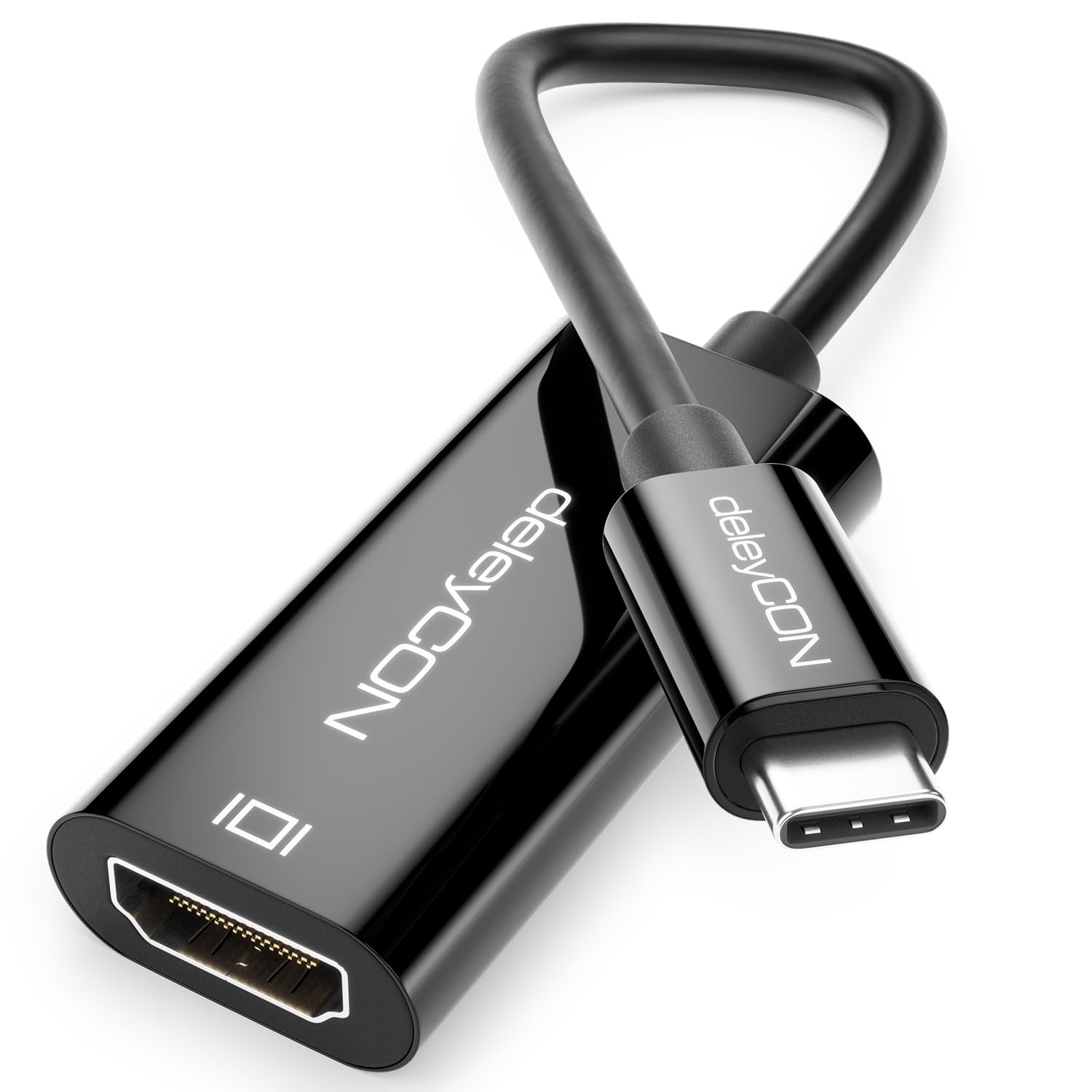 ELUTENG USB C Buchse Auf HDMI Stecker Adapter Kabel 4K@60Hz, Typ C