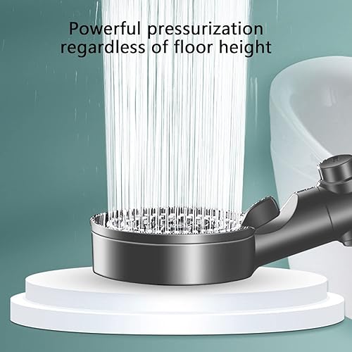 Miniatura 5 de Cabezal de ducha  Cabezal de ducha de mano de alta presión con filtro de carbono 5 modos de pulverización suavizante de agua dura cabezal de ducha