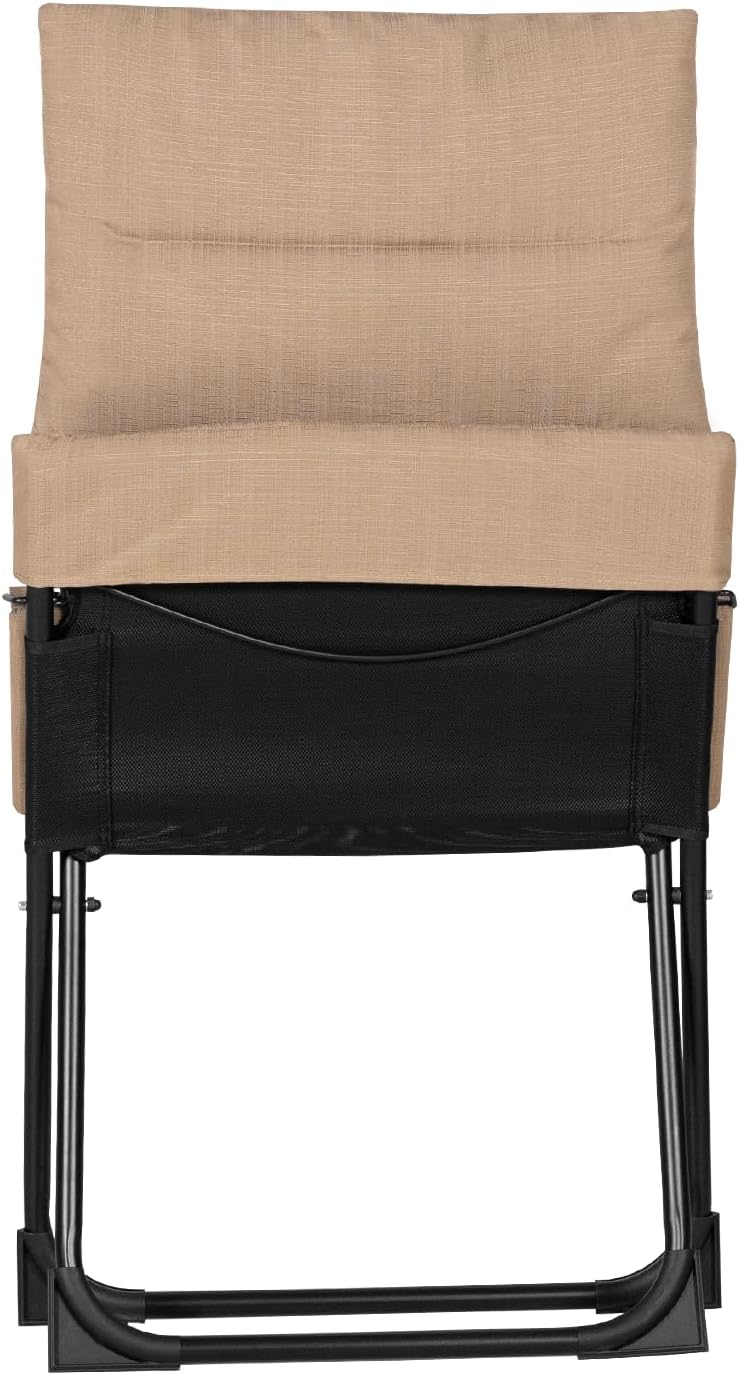 Abba Patio Heavy-Duty Outdoor Chaise Lounge Chair, Reclining Folding Camping Chair with Removable Footrest, All-Weather Portable Patio Furniture for Poolside, Beach, Lawn, Indoor Outdoor Use, Brown