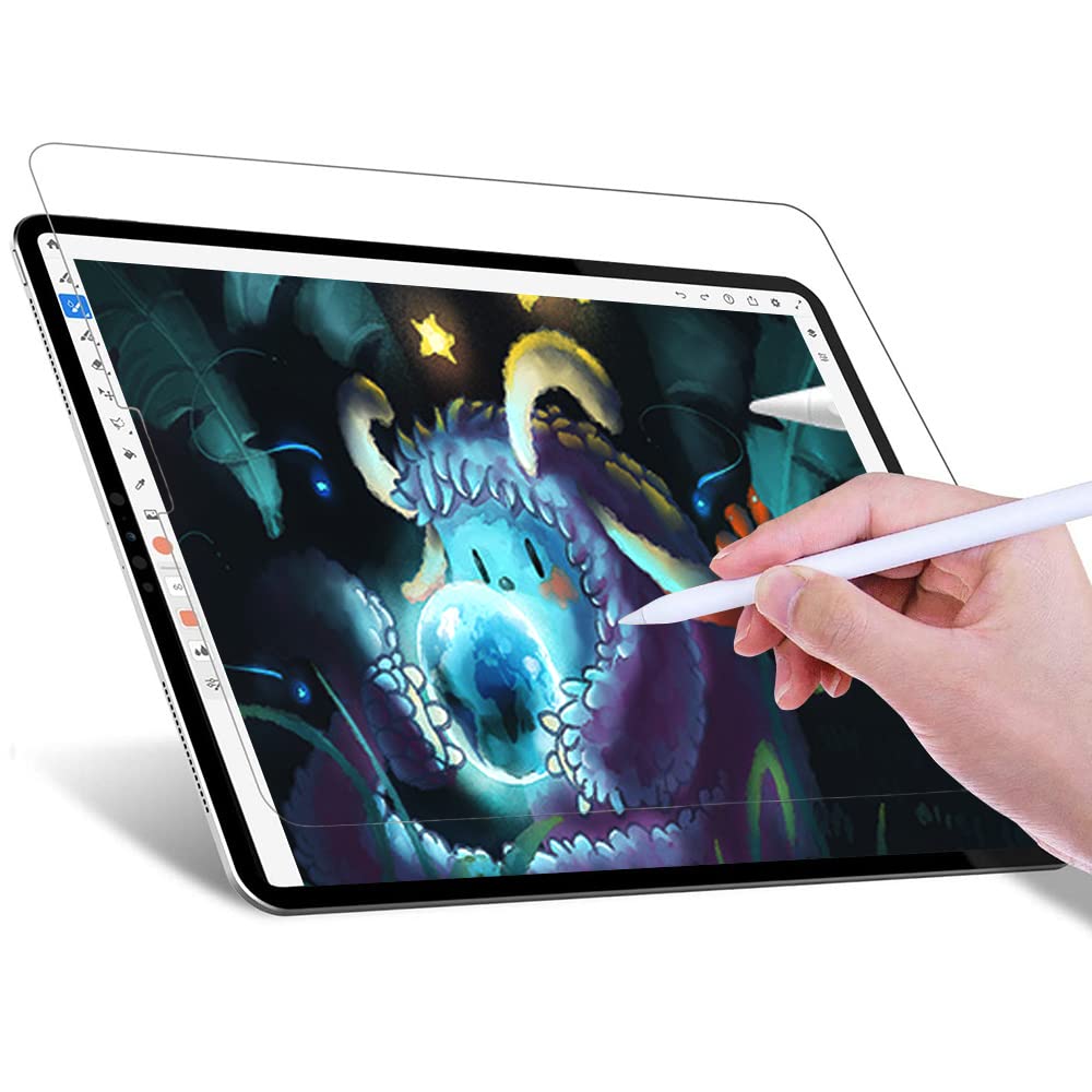 Eryue S n Protector Like Pa r Compatible with Pro 12.9-Inch 2021&2020&2018 Anti Glare Scratch Resistant Matte Film Compatible with ncil-image-49