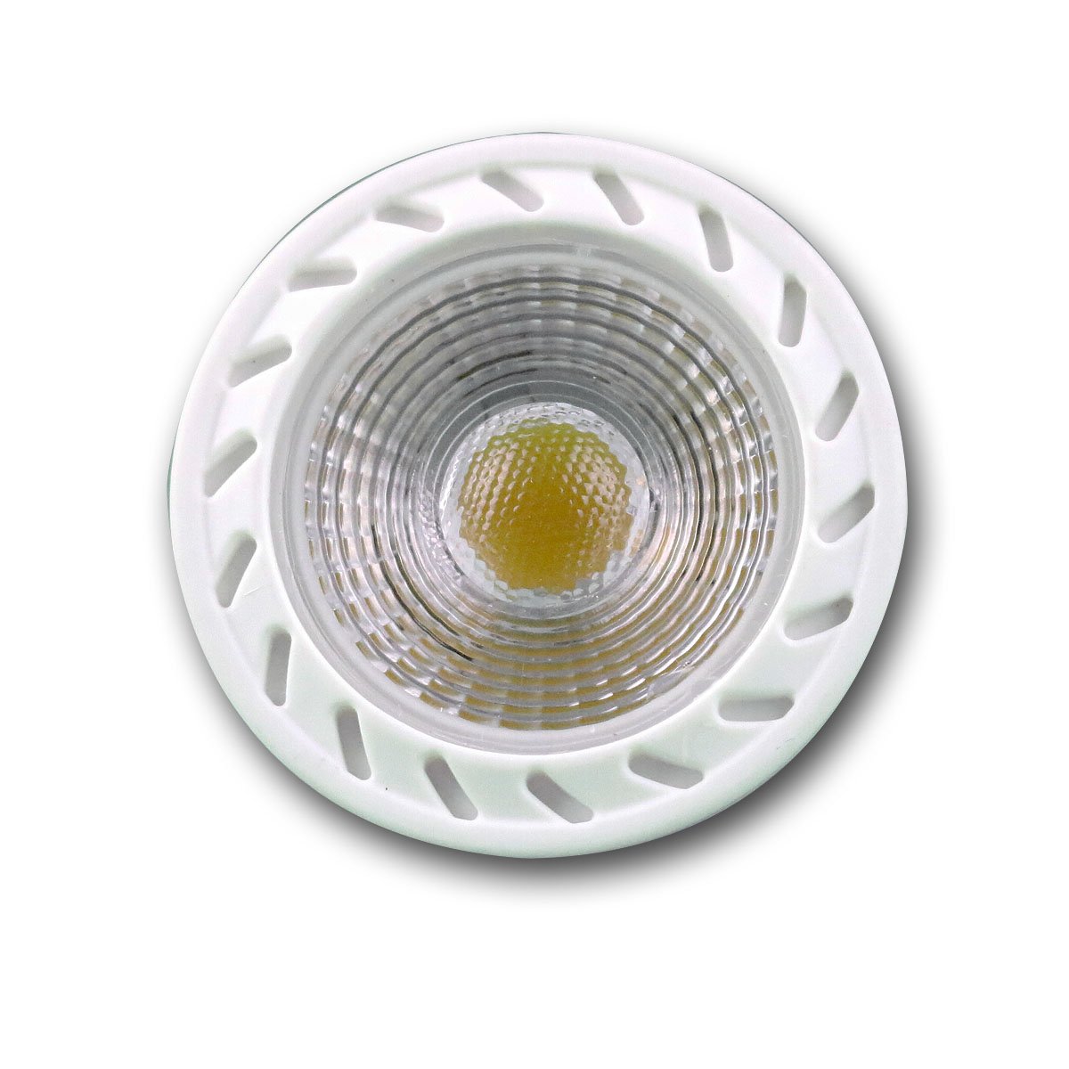 5er Set LED Strahler GU10, dimmbar, COB LED, Lichtfarbe warmweiß, 230V/7W