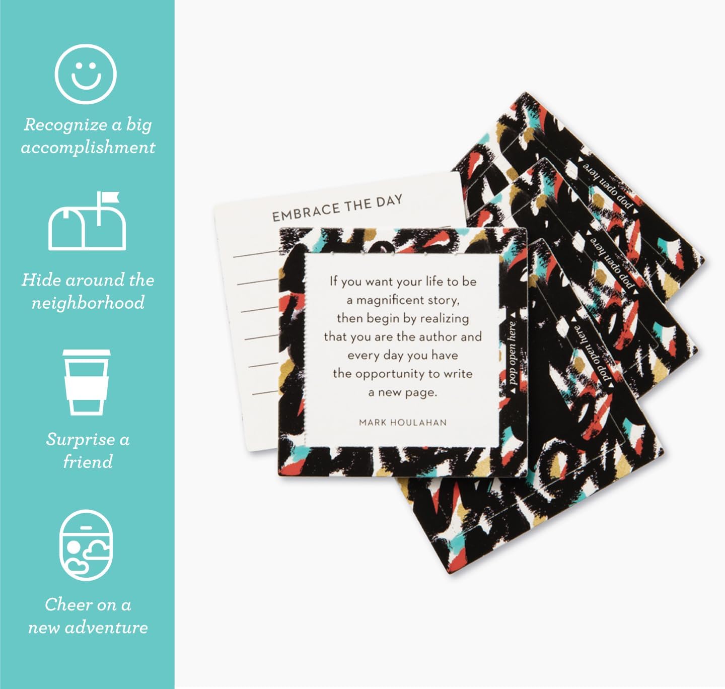 Compendium ThoughtFulls Pop-Open Cards Carpe Diem | 30 Pop-Open Cards, Each with a Different Inspiring Message Inside