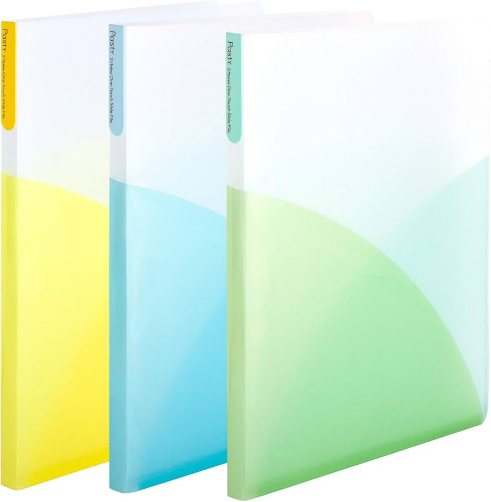 Amazon | プラス フラットファイル プラスチック A4 Pasty 2穴