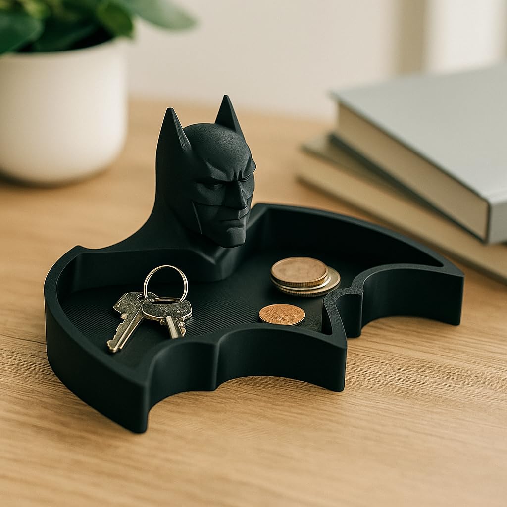 Superhero-Inspired Desk Organizer | Dark Knight Themed Catchall