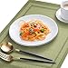 IHUIXINHE Placemats, Placemats for Dining Table Set of 4, Heat-Resistant Washable PVC Table Mats Durable Woven Vinyl Kitchen Table Mats