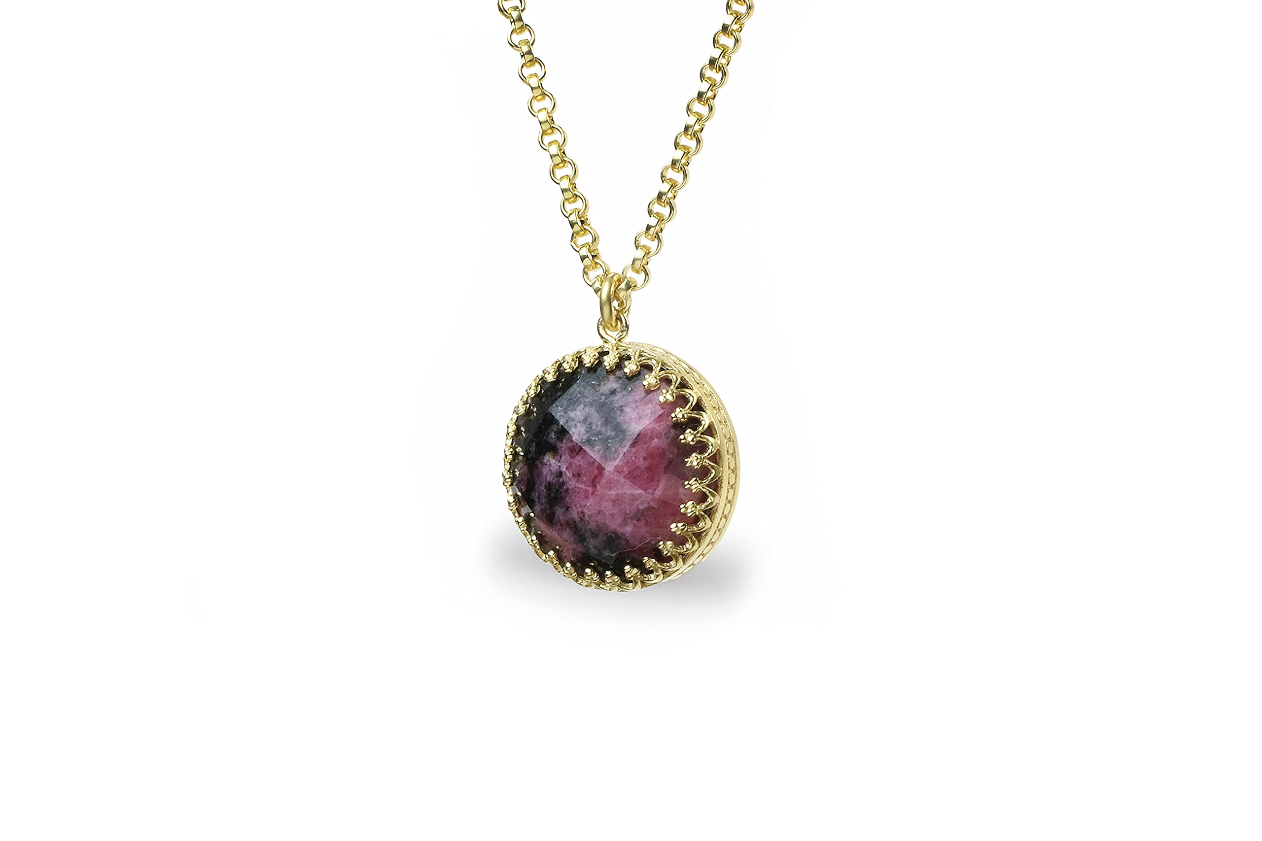 Pendentif Rhodonite naturel : un bijou unique pour harmoniser vos émotions - 7
