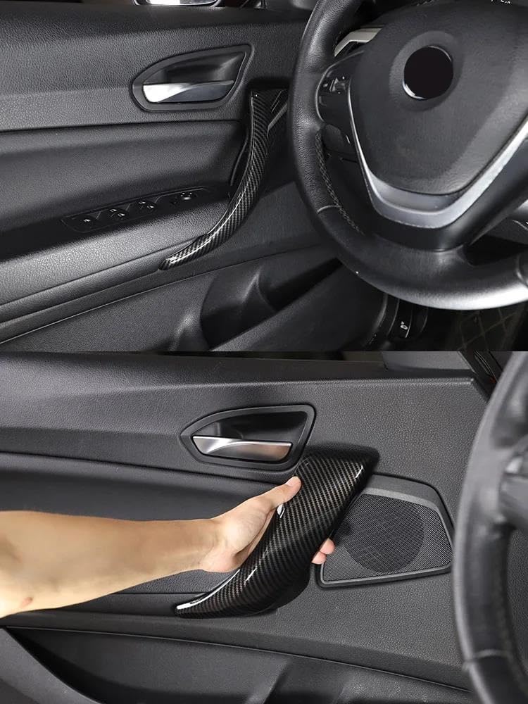 4-tlg. Kohlefaser Türgriffabdeckung - Für BMW F20 F21 F22 F23 2-türig