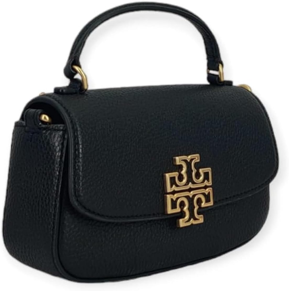 Tory Burch Britten Mini Top Handle Leather Crossbody Bag