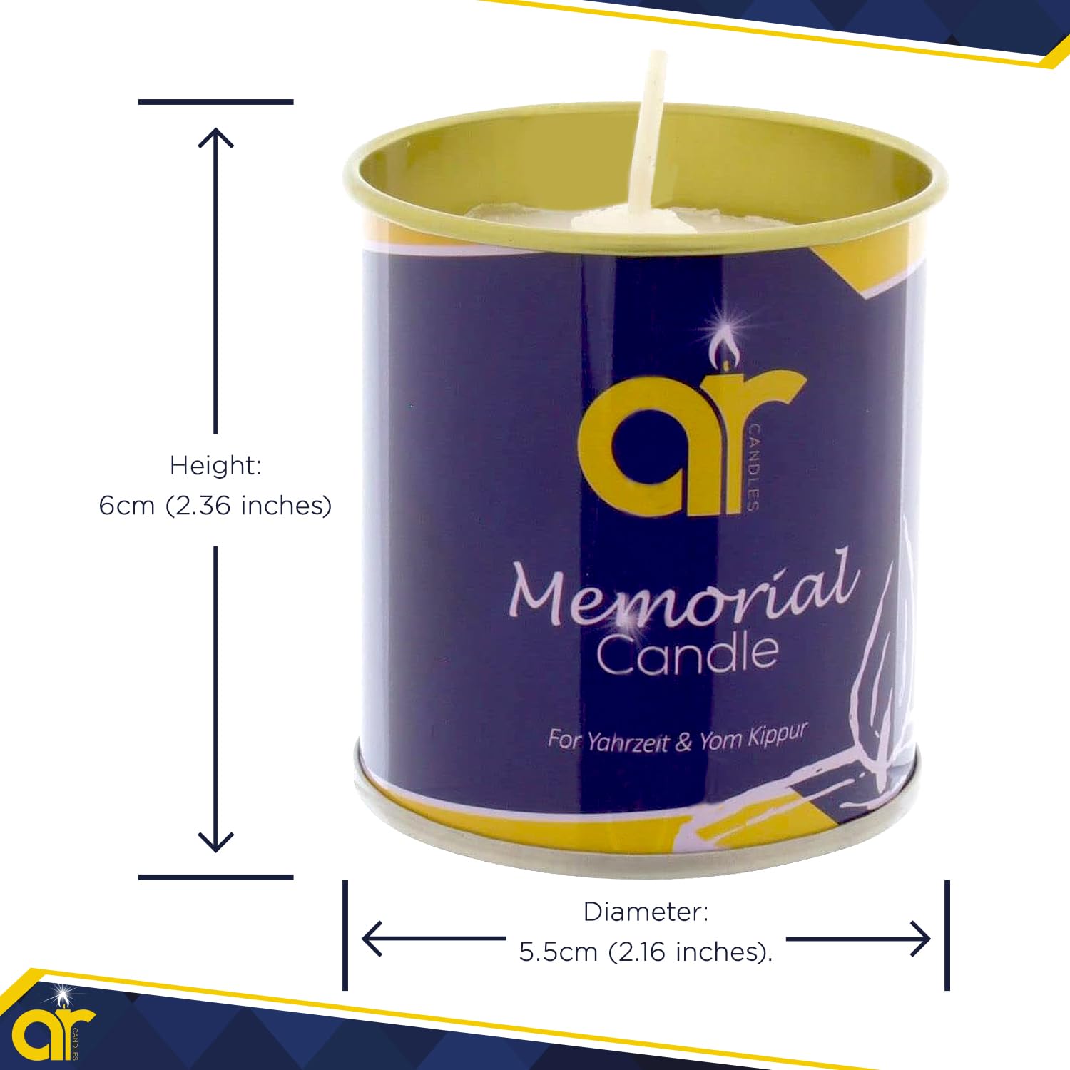 White Kosher - Candela Memorial in Tin by A.R., 24 ore by A&R