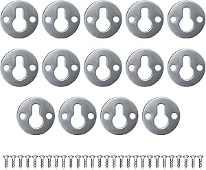 Lot De 2 Charnières En T Robustes Avec Vis De Fixation, 20 Cm, Pour