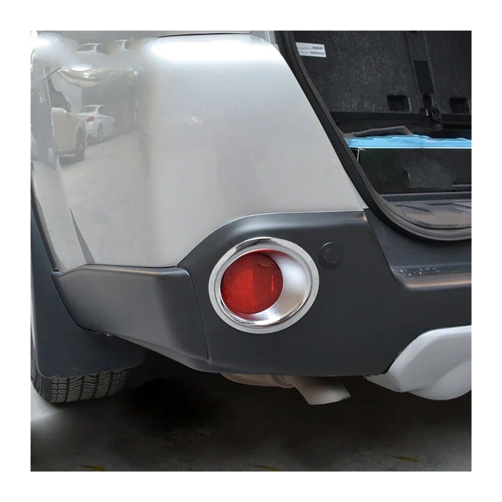 Car Front Rear Fog Light Lamp Cover Trim, Fit For Nissan, X-Trail 2007-2011 Chrome Foglight Trims Accessories Not T31 Osłona tylnego światła