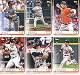 2019 Topps Opening Day Baseball Houston Astros Team Set of 10 Cards: Justin Verlander(#3), Kyle...
