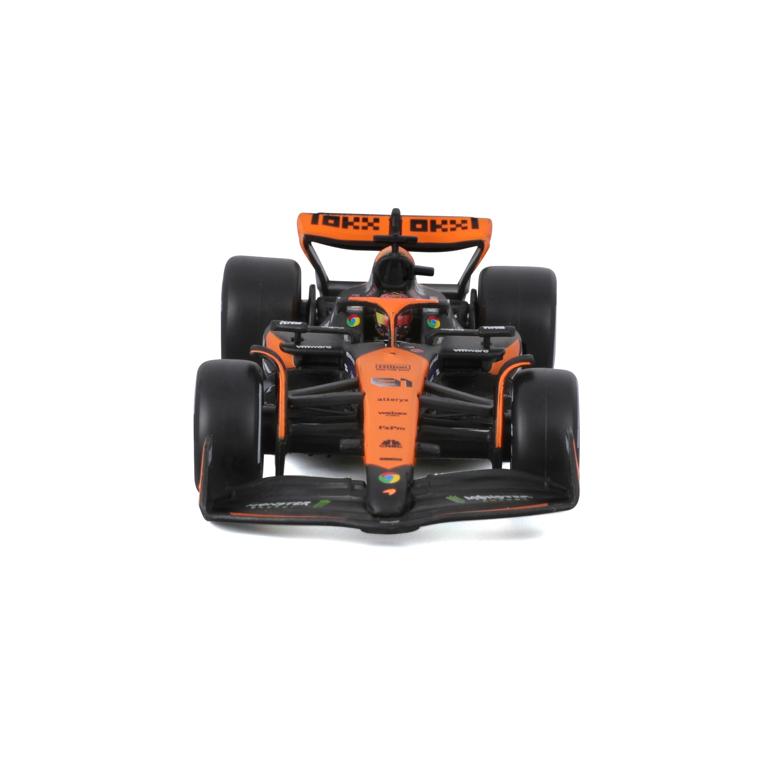 Bburago 1:43 2024 Race Mclaren Mcl38 with Helmet, Piastri #81