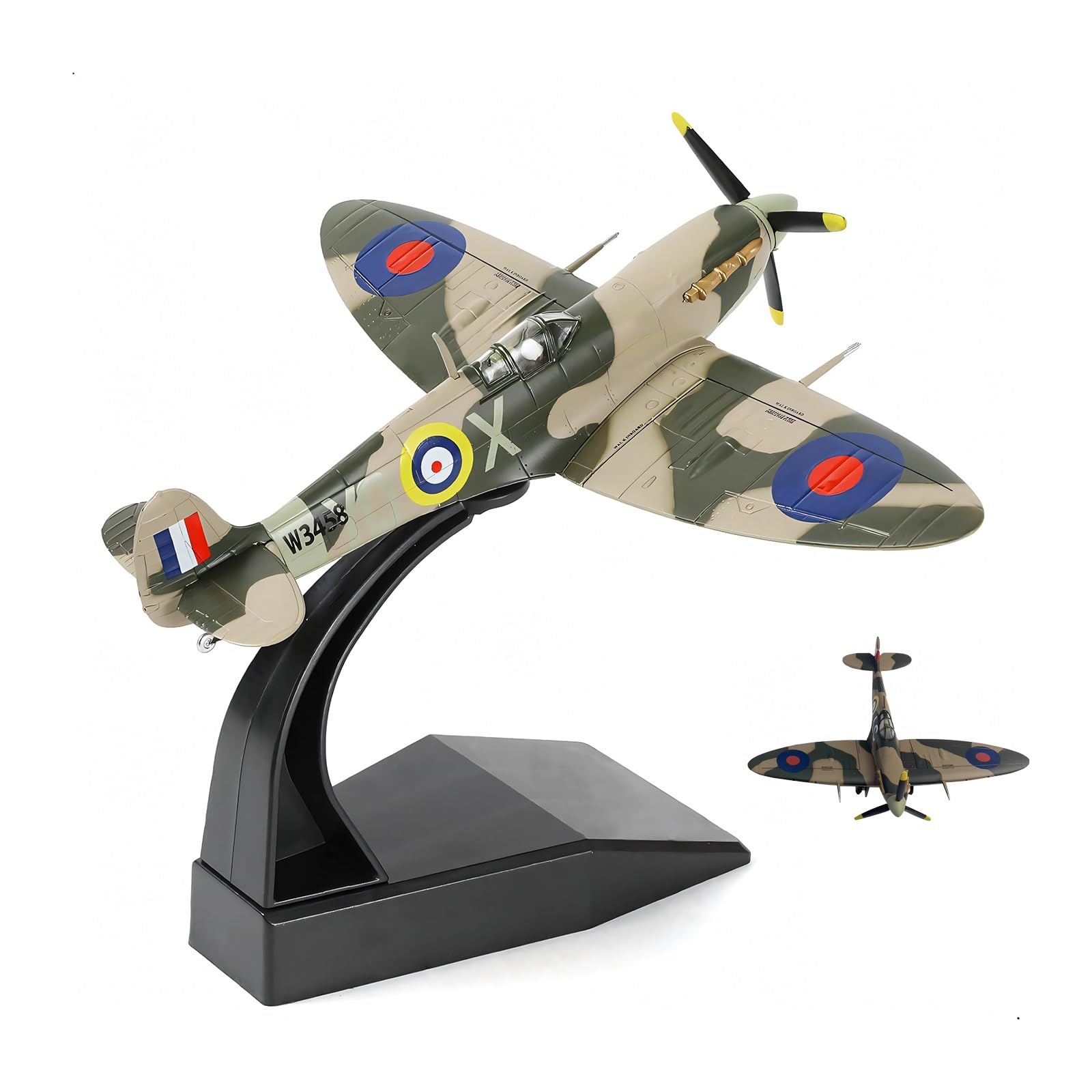 Modello metallo pressofuso aereo caccia britannico scala 1/72, aereo militare collezione altamente dettagliato, for esposizione scrivania, decorazione scrivania ufficio, regalo