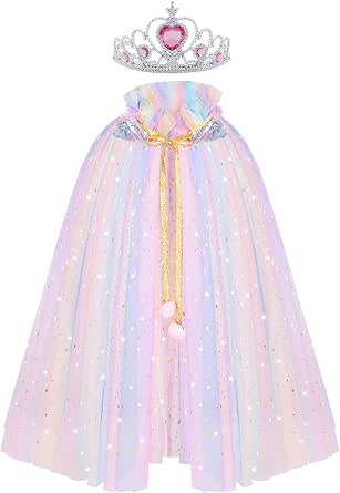 Cape De Prince Enfant Avec Couronne - Costume Roi Garçon Magnifique Pour Carnaval, Anniversaire Et Fêtes à Thème