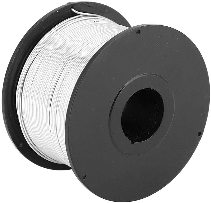 Rollos de alambre de atar de acero 0.8 mm 4 piezas miniatura 8