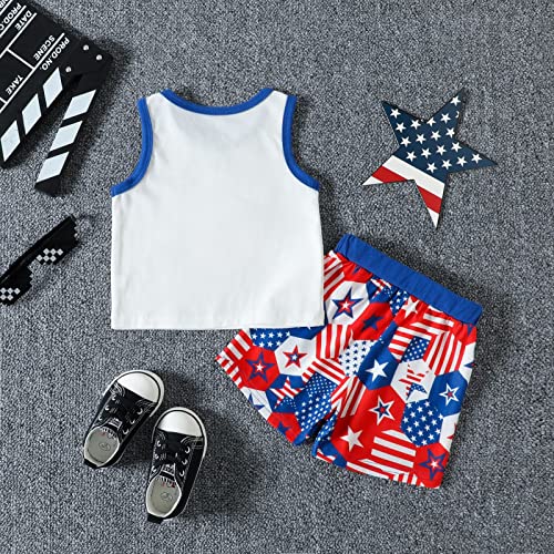 Boy Suspender Outfit Independence Day Wear Summer Fashion Design Boys Vest Suit Boys Casual Vest (White, 2-3 Years)3