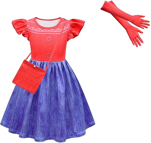 ocarseii Meilin Lee Costumes para niñas vestido casual para niños