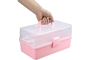 3-Tray Tackle Box: The Perfect Organizer for Fishing Gear, Small Crafts, and Tools
