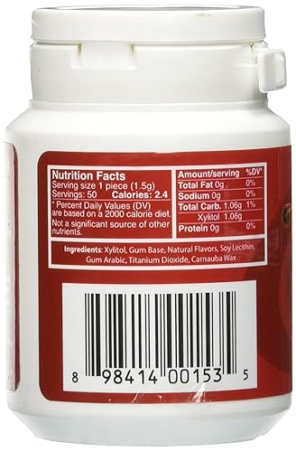 Miniatura 6 de EPIC Botella de goma de mascar de canela DENTAL, 50 CT