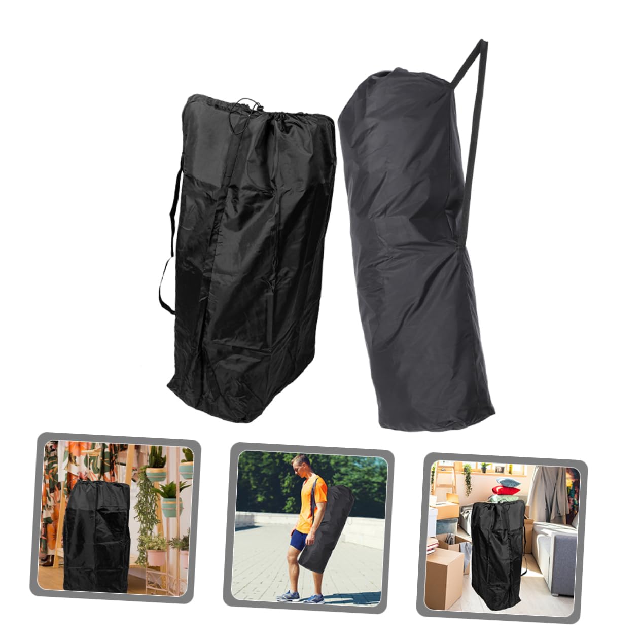 Toyvian 2Pcs Stroller Travel Cover Umbrella Stroller Storage Bag for Airplane Travel Gate Check Bags for Carriages Lightweight and Durable Stroller Protection