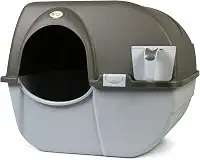 Omega Paw NRA15-1 Caixa de areia autolimpante melhorada Roll 'n Clean, regular, estanho