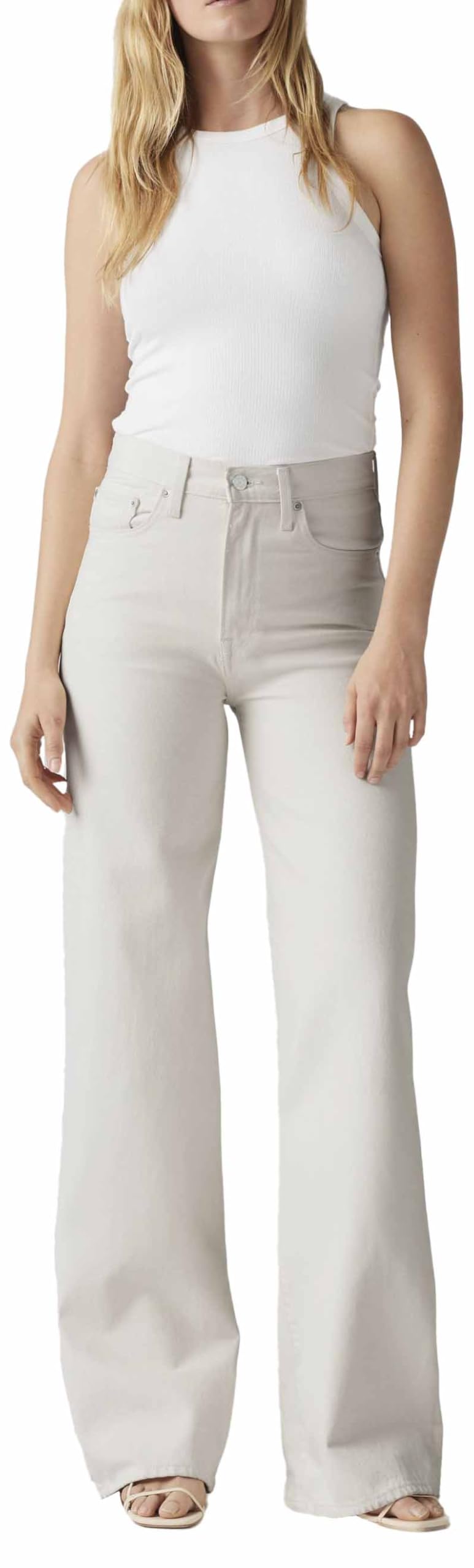 Levi's Ribcage Wide Leg H223 Crystal Gray
