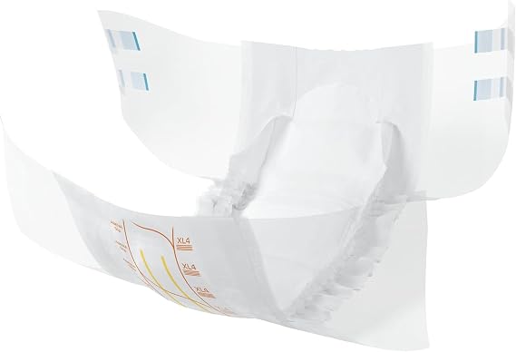 ABENA Slip Premium All-In-One Incontinence Pads For Men & Women, Eco-Labelled - XL 4, 110-170cm Waist, 4000ml Absorbency, 12PK