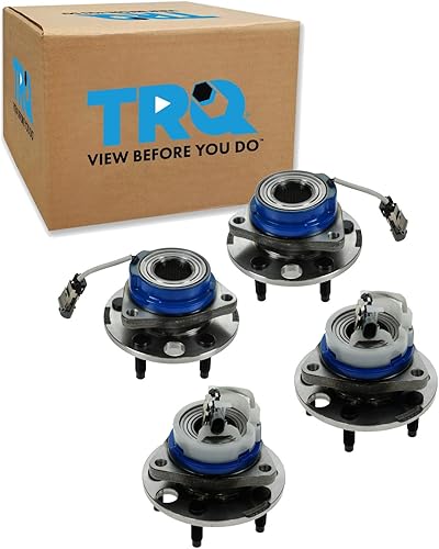 Miniatura 138 de TRQ Par de conjunto de cubo de cojinete de rueda delantera izquierda derecha, 2 piezas compatible con Lexus GX460 2003-2009 GX470 2003-2023 Toyota